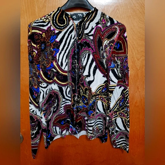 Alberto Makali Sweaters Alberto Makali Ladies Sequins Beaded